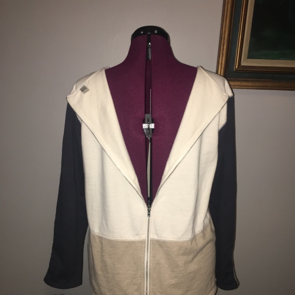 J. Crew Zip Back Color Block Sweater - Picture 6 of 6